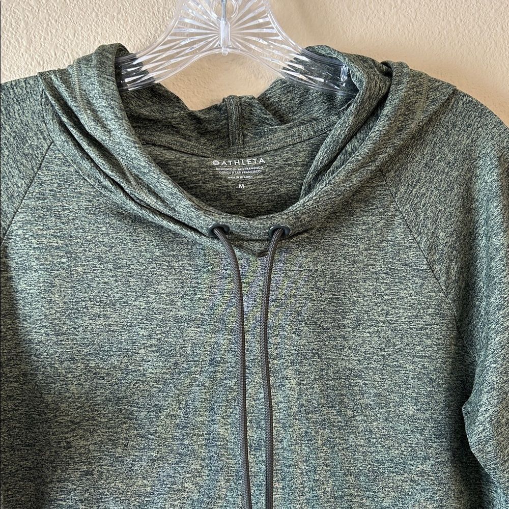 Athleta Green Pullover Hoodie - Picture 4 of 5